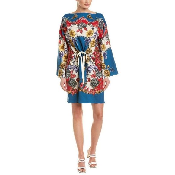 Gucci Boudoir Printed Wool-twill Kaftan Short Casual Dress - Picture 1 of 10